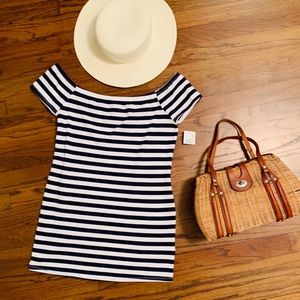 Motherhood Maternity navy white top